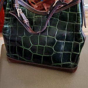 $298 Dooney & Bourke Ivy Croco Leather Hobo